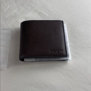 Coach Wallet Mahogany Leather 2-In-1